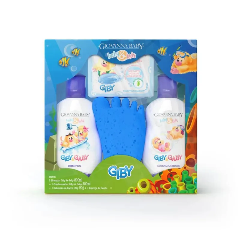 KIT HORA DO BANHO G.BABY BABY&KIDS GIBY - Não Informado - Infantil