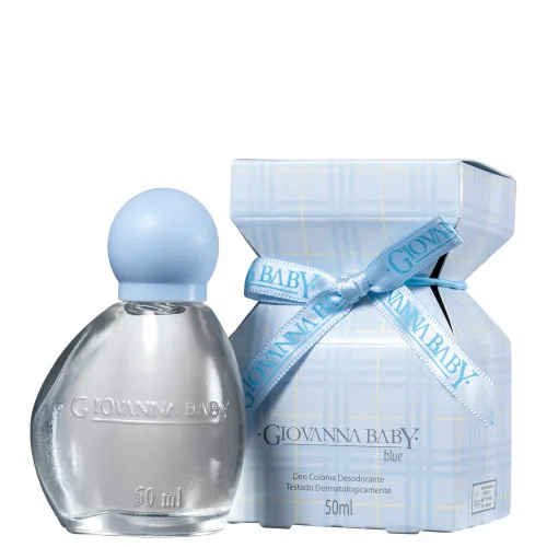 Colônia Desodorante Giovanna Baby 50ml Azul Unit - GIOVANNA BABY - Higiene E Beleza