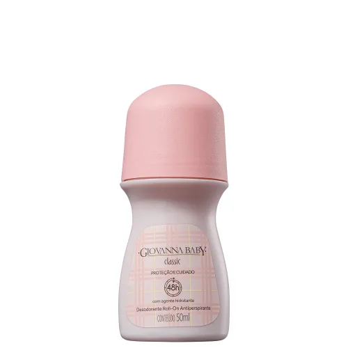 Desodorante Roll On Giovanna Baby 50ml Feminino Rosa Unit - GIOVANNA BABY - Higiene E Beleza