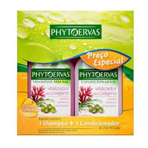 Kit Phitoervas Shampoo Condicionador Vitalizador - Higiene E Beleza
