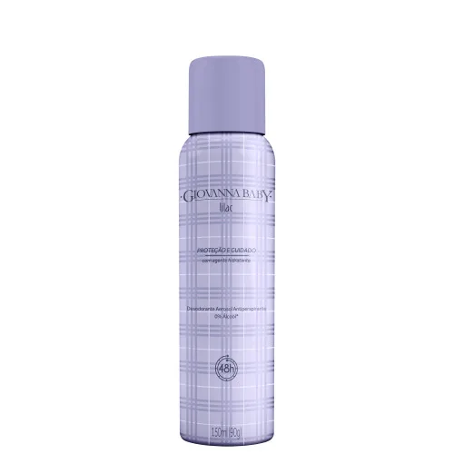 Desodorante Aerosol Giovanna Baby 150ml Lilás Unit - GIOVANNA BABY - Higiene E Beleza