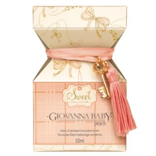 Deo Colonia Giovanna Baby Peach C/clan Shel - GIOVANNA BABY - Higiene E Beleza