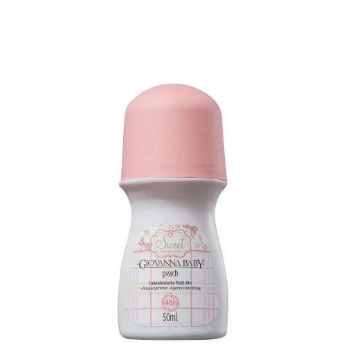 Desodorante Roll On Giovanna Baby 50ml Peach Unit - GIOVANNA BABY - Higiene E Beleza