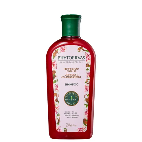 Shampoo Uso Diário Phytoervas 250ml Revitalização E Brilho Unit - PHYTOERVAS - Higiene E Beleza
