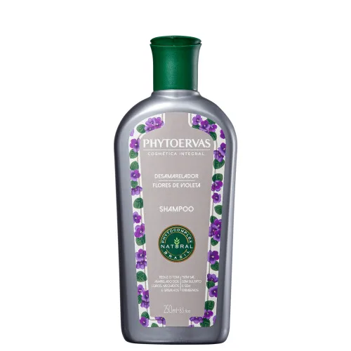 Shampoo Uso Diário Phytoervas 250ml Desamarelador Unit - PHYTOERVAS - Higiene E Beleza