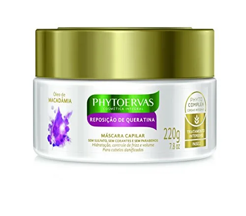 Mascara Phytoervas Reposic Queratina - PHYTOERVAS - Higiene E Beleza