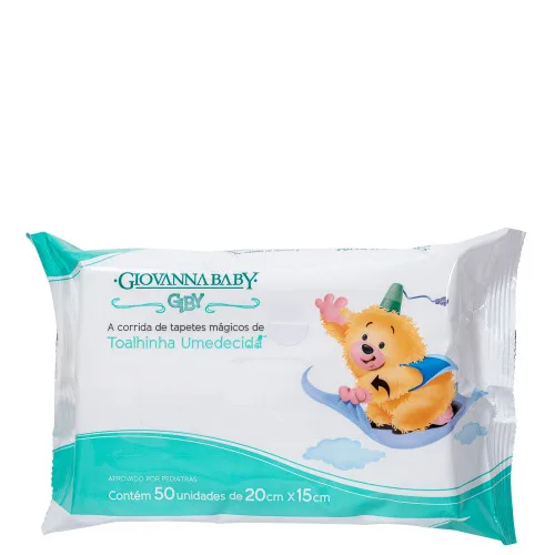 Lenco Umid.giovanna Baby C/5 Giby - GIBY - Higiene E Beleza