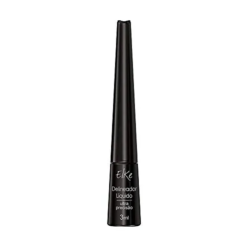 DELINEADOR LÍQUIDO.ELKE PRETO N-1 - ELKE - Cosméticos E Perfumaria
