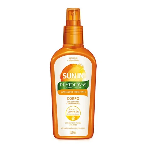 Clareador De Pelos Corporais Phytoervas Sun In Spray - PHYTOERVAS - Higiene E Beleza