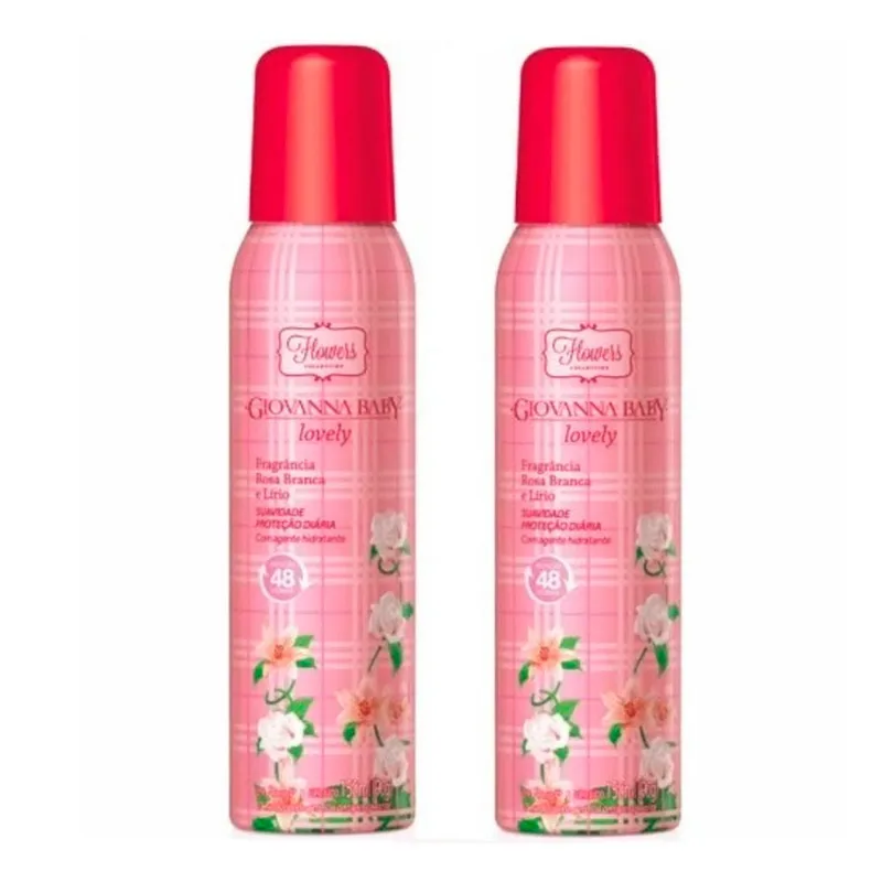 Kit Desodorante Aerosol Giovanna Baby Love 2 Unidades