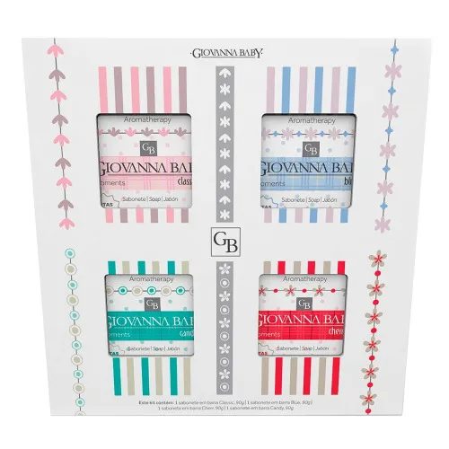 Giovanna B Kit Sab 90g C/04 - GIOVANNA BABY - Higiene E Beleza