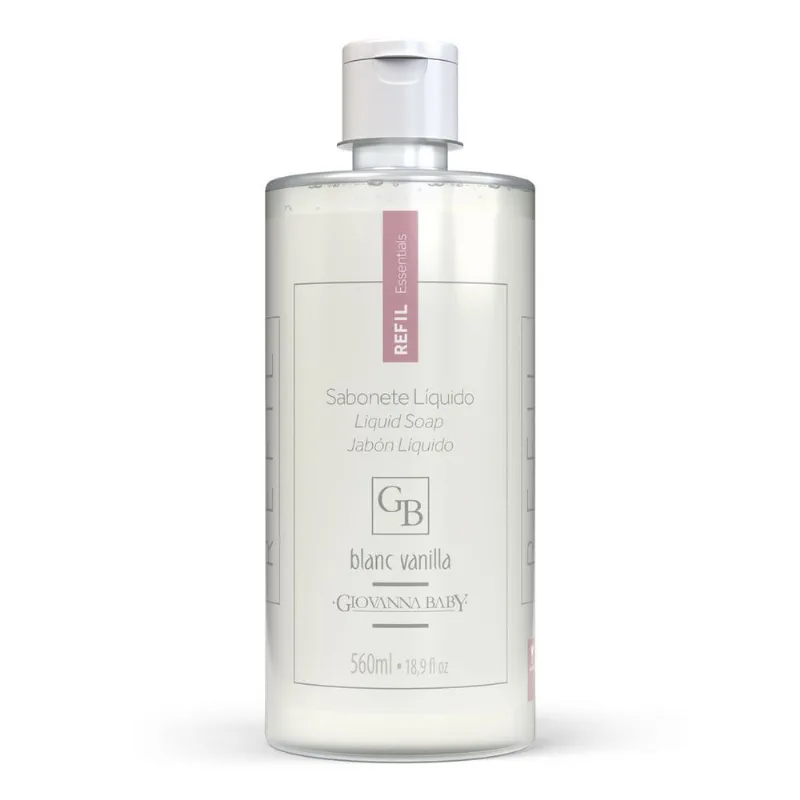 Refil Sabonete Líquido Giovanna Baby Essentials Blanc Vanilla 560ml