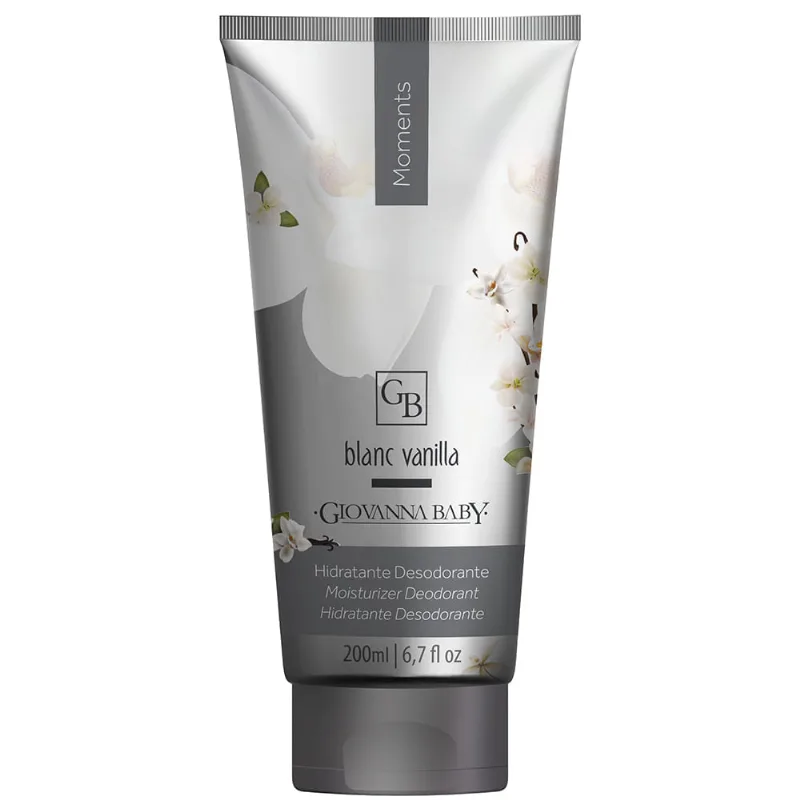 Loção Hidratante Desodorante Giovanna Baby Moments Blanc Vanilla 200ml