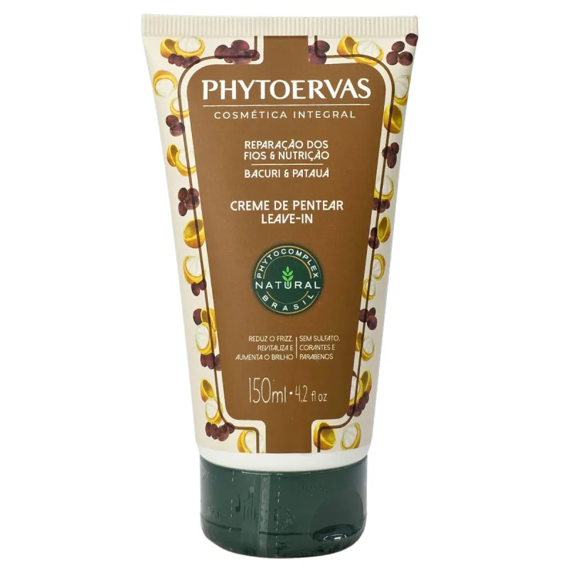 Creme De Pentear Leave-in Phytoervas Reparação E Nutrição Bacuri E Patauá 150ml - Não Informado - Higiene E Perfumaria