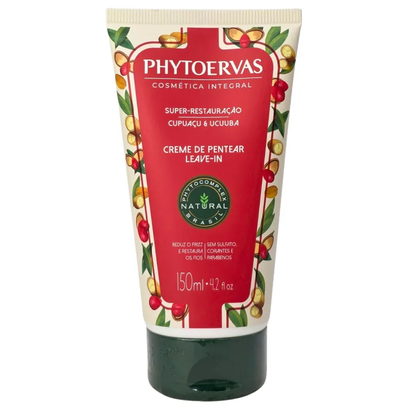 Creme De Pentear Leave-in Phytoervas Super-restauração Cupuaçu E Ucuuba 150ml - Não Informado - Higiene E Perfumaria