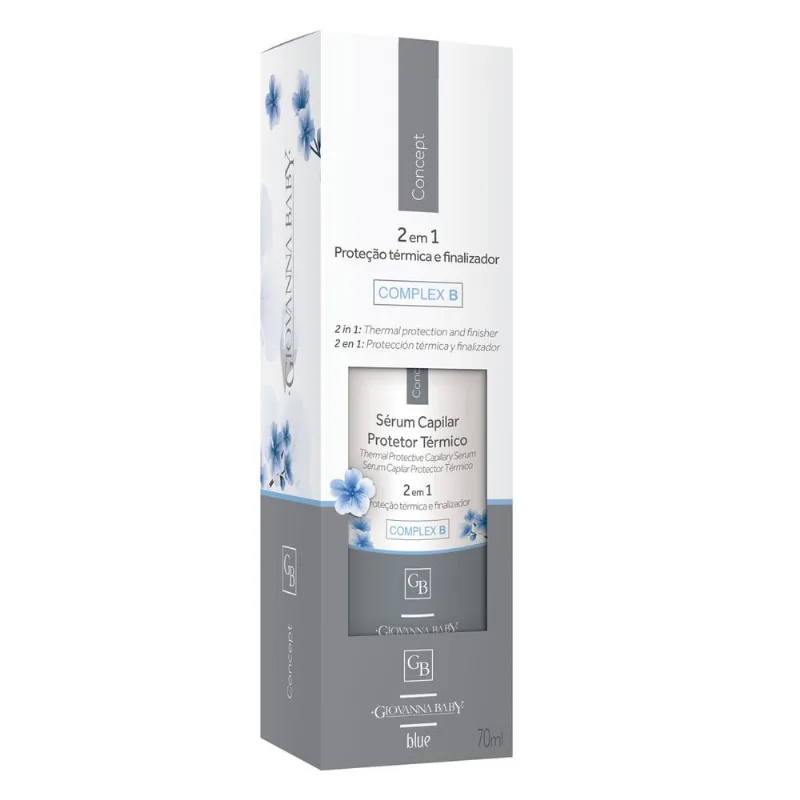 Protetor Térmico Sérum Capilar Concept Giovanna Baby Blue 70ml