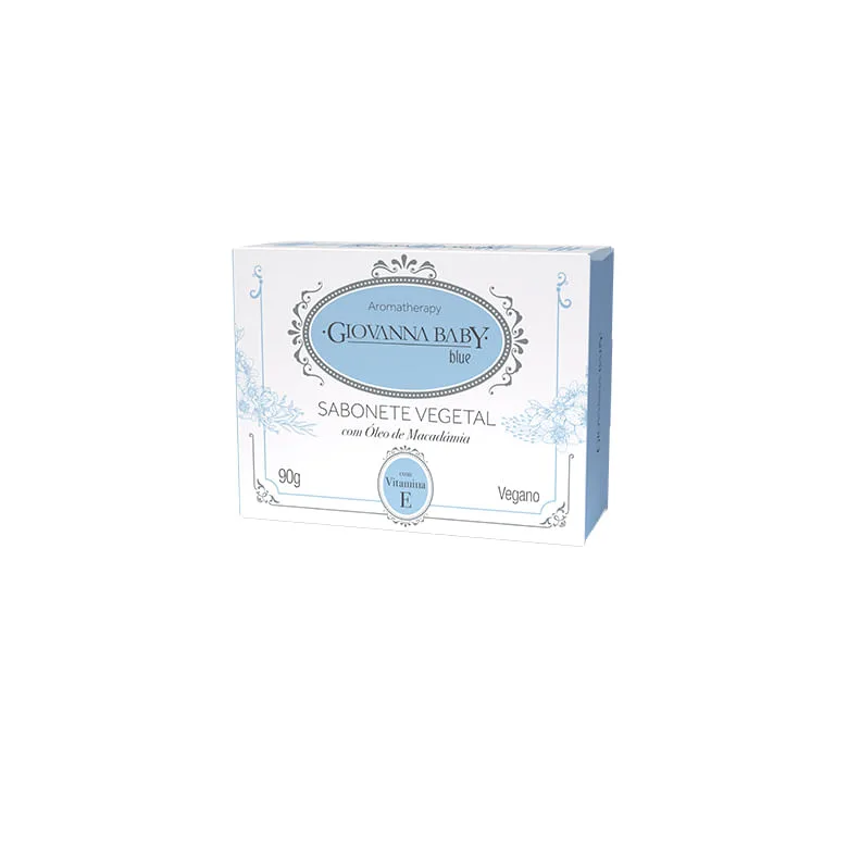 Sabonete Vegetal Giovanna Baby Blue 90g - Giovanna Baby - Higiene E Beleza