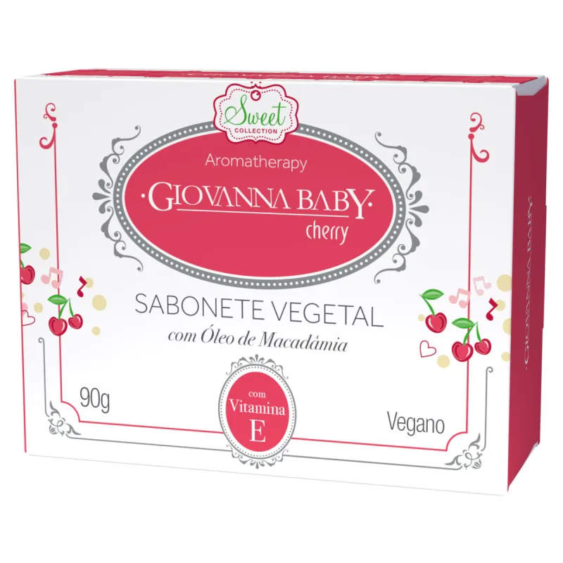 SAB GIOV.BABY  CHERRY 90G - GIOVANNA BABY - Higiene E Beleza