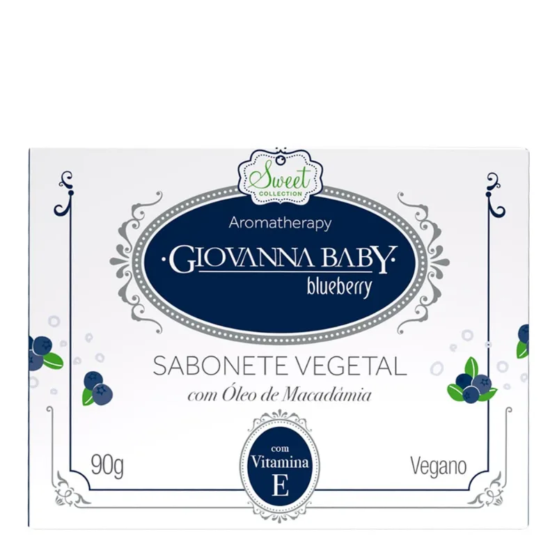 Sabonete em Barra Giovanna Baby Aromatherapy Blueberry 90g