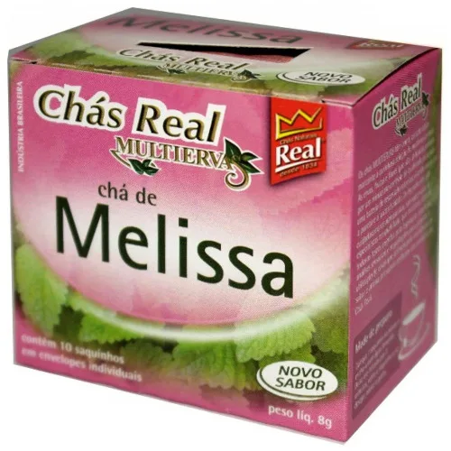 Chá De Melissa Real Multiervas Caixa 8g 10 Unidades - REAL - Mercearia