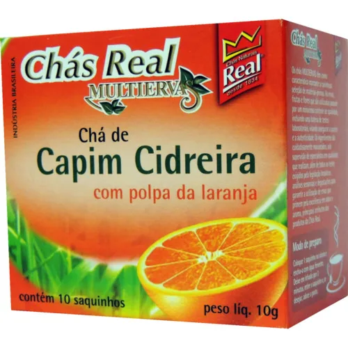 Chá Misto Capim Cidreira Real Multiervas Caixa 10g 10 Unidades - MULTIERVAS - Mercearia