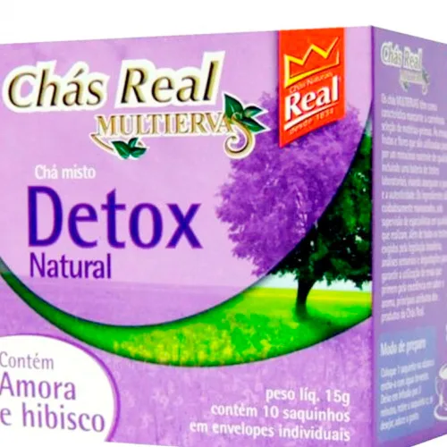 Chá Misto Amora E Hibisco Real Multiervas Detox Caixa 15g 10 Unidades - MULTIERVAS - Mercearia
