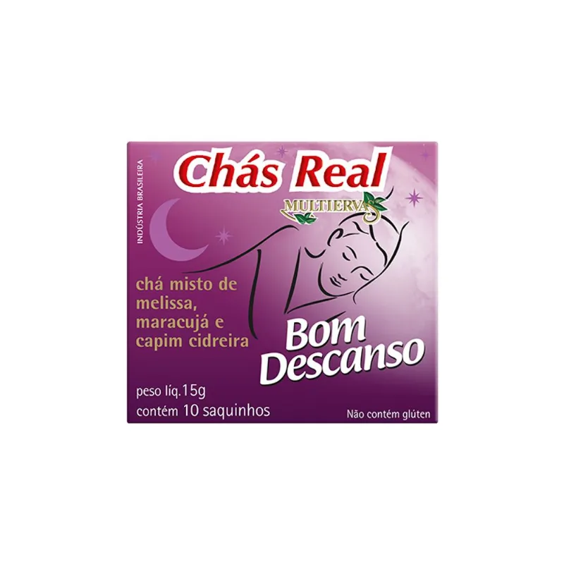 Chá Real Multiervas Bom Descanso 15g
