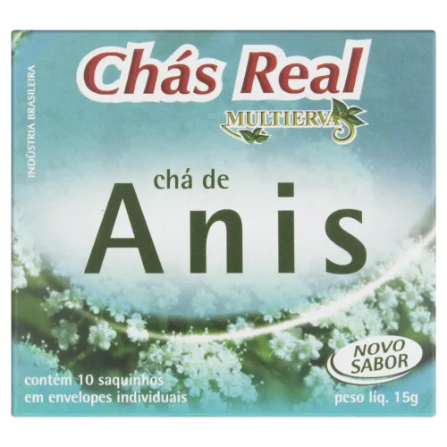 Chá De Anis Real Multiervas Caixa 15g 10 Unidades - MULTIERVAS - Mercearia