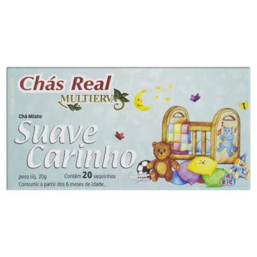 Chá Suave Carinho Real Multiervas Caixa 20g 20 Unidades - MULTIERVAS - Mercearia