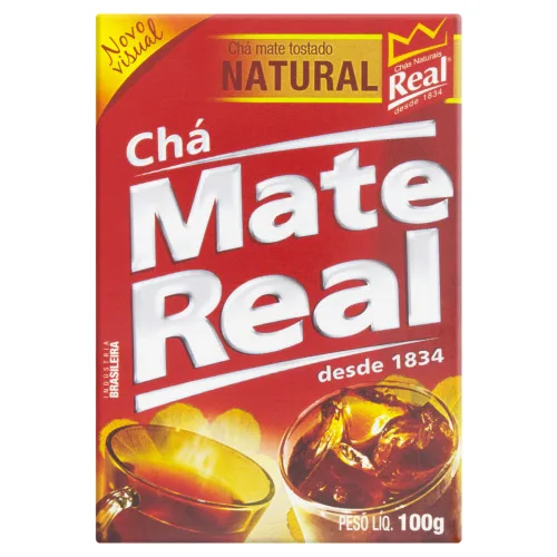 Chá Mate Tostado Natural Real Caixa 100g - MATE REAL - Mercearia