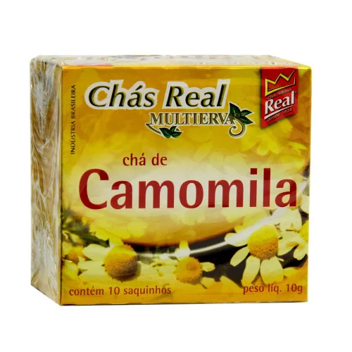 Chá De Camomila Real Multiervas Caixa 10g 10 Unidades - MULTIERVAS - Mercearia