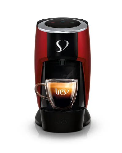 MÁQUINA DE CAFÉ ESPRESSO AUTOMÉTICA VERMELHA G2 TOUCH 560ML TRÊS 220V - TRÊS CORAÇÕES