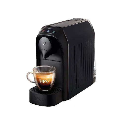 MÁQUINA PARA CAFÉ ESPRESSO TRÊS CORAÇÕES PASSIONE PRETA 127V - PASSION