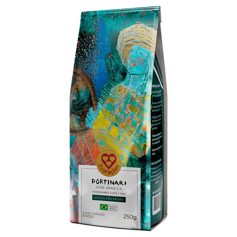 Cafe 3 Corações Portinari Peneirando Café 250g - 3 Corações - Mercearia