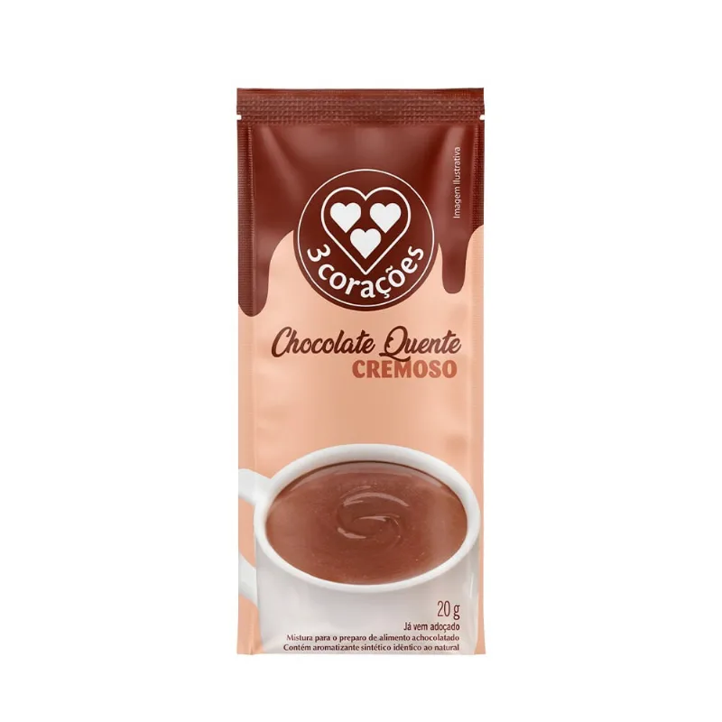 Chocolate Quente 3 Corações 20g