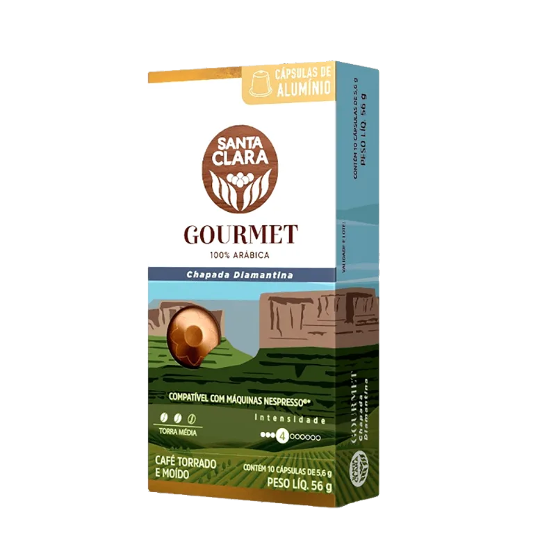 Capsula de Café Santa Clara Chapada Diamantina 56g