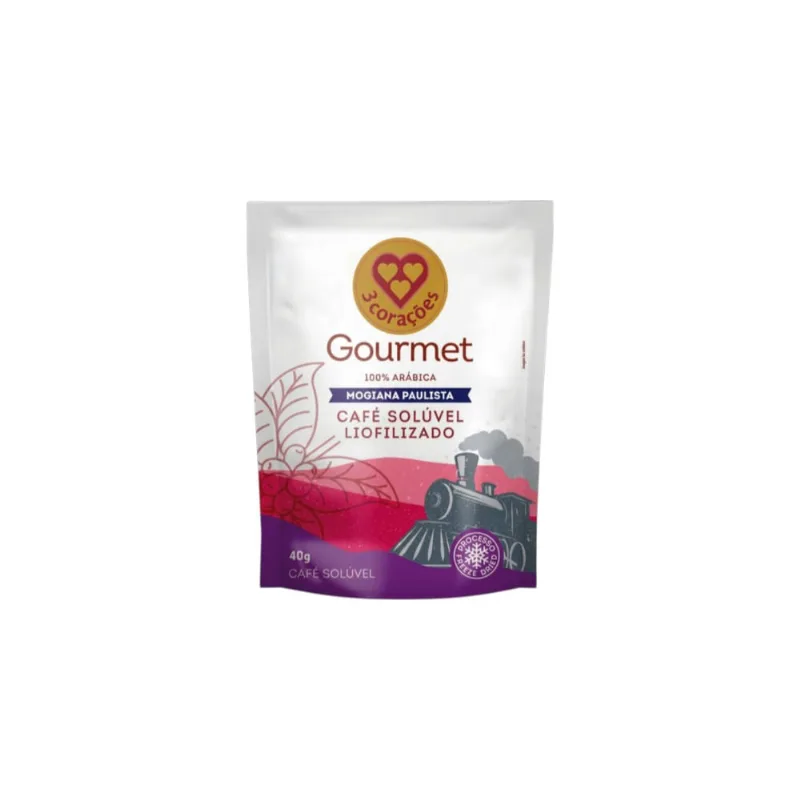 Café Solúvel Gourmet Mogiana Paulista 3 Corações 40g