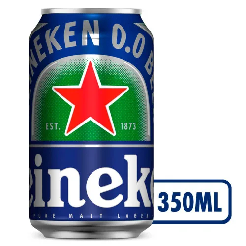 CERVEJA HEINEKEN 0 0 350ML LATA - HEINEKEN
