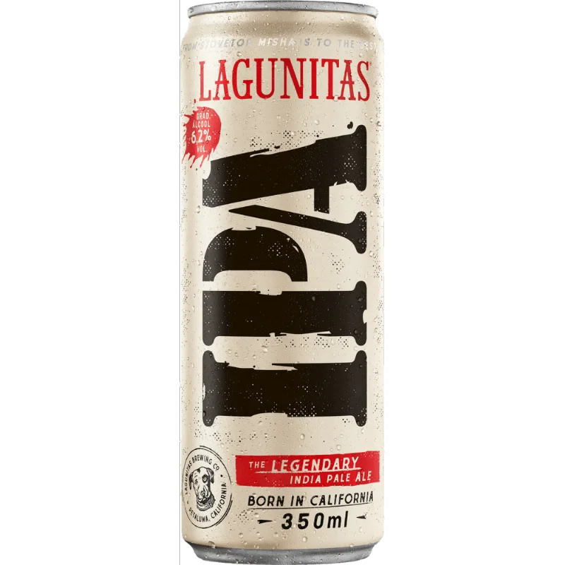 Cerveja IPA India Pale Ale Lagunitas Lata 350ml