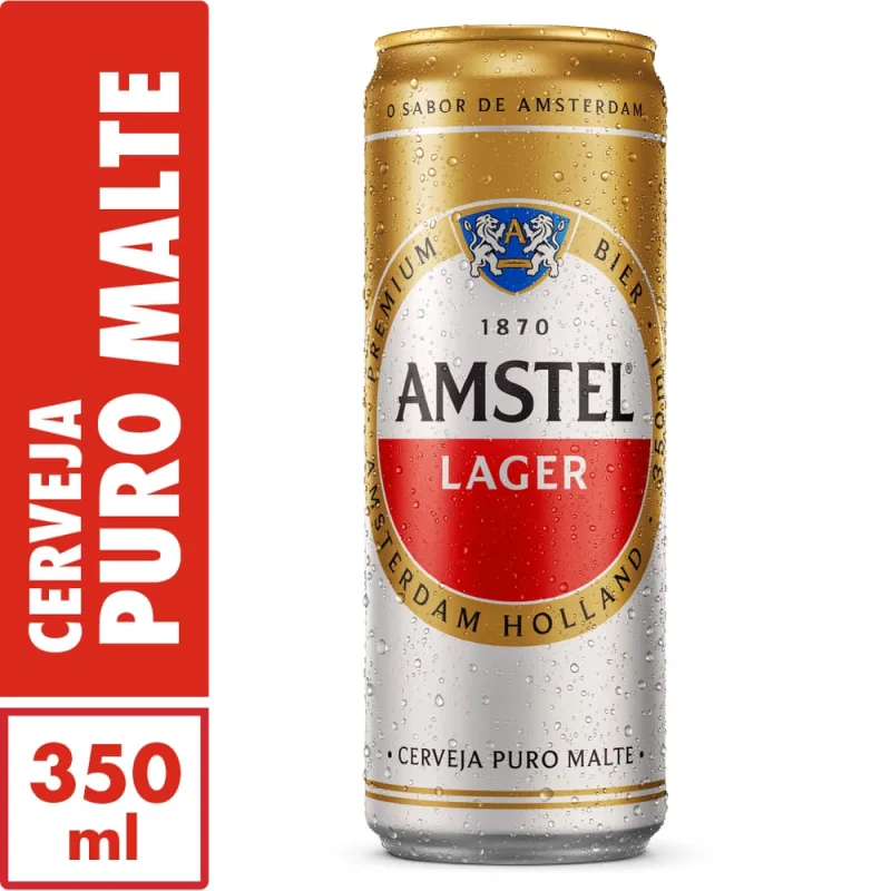 CERVEJA AMSTEL SLEEK LT 350ML - Amstel