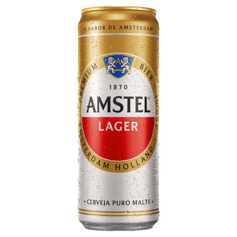 CERVEJA AMSTEL SLEEK LATA - Amstel