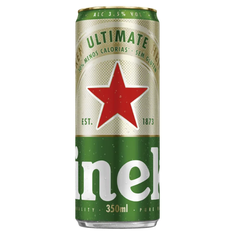 Cerveja Heineken Ultimate Sem Glúten 350ml - Heineken - Bebidas Alcoólicas