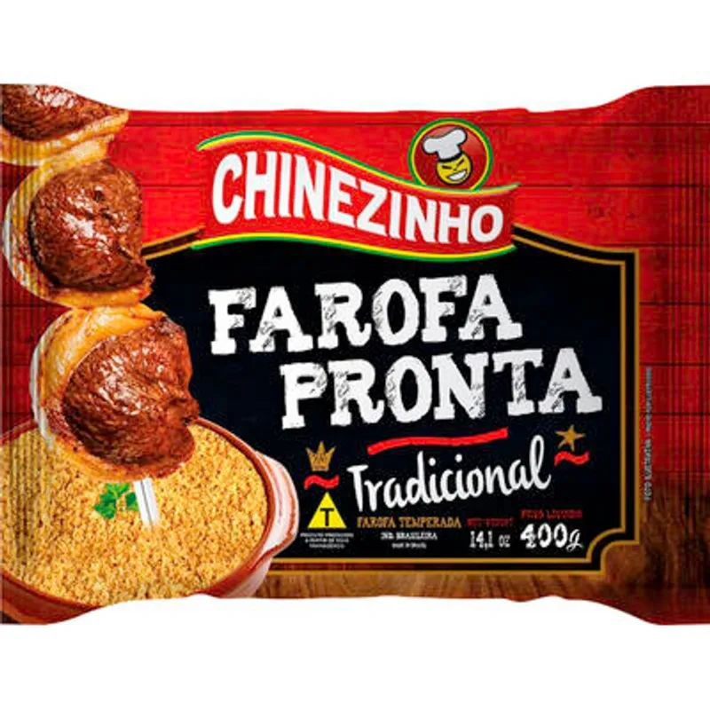 Farofa Pronta Chinezinho Temperada 400g
