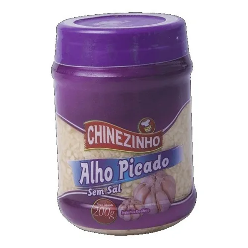 Alho Picado Chinezinho 200g - CHINEZINHO - Mercearia