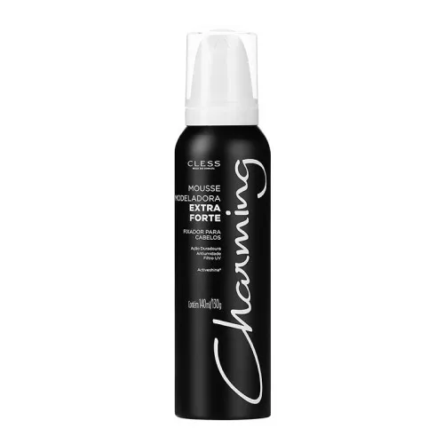 Mousse Fixadora Charming 140ml Extra Forte Unit - CHARMING - Higiene E Beleza