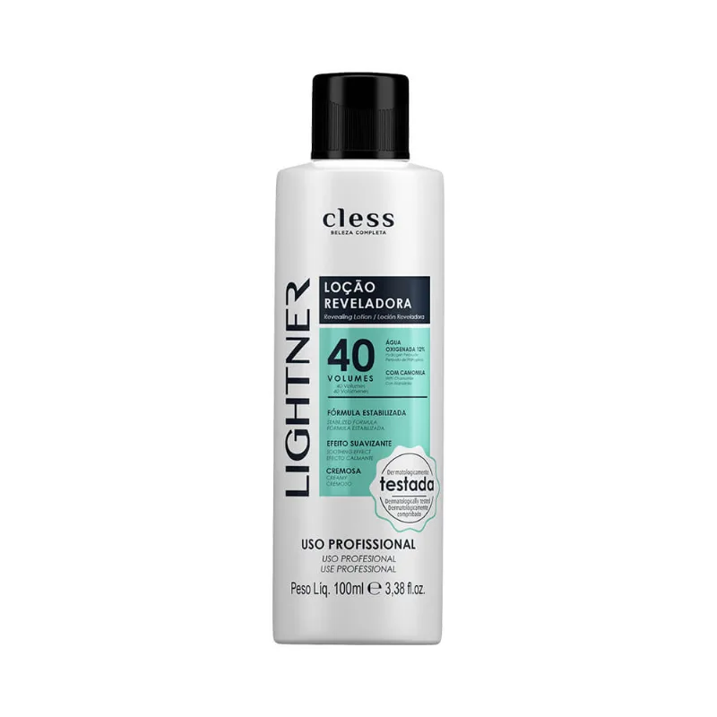 Água Oxigenada Cless Lightner 40 Volumes 100ml Água Oxigenada Cless Lightner 40 Volume 100ml