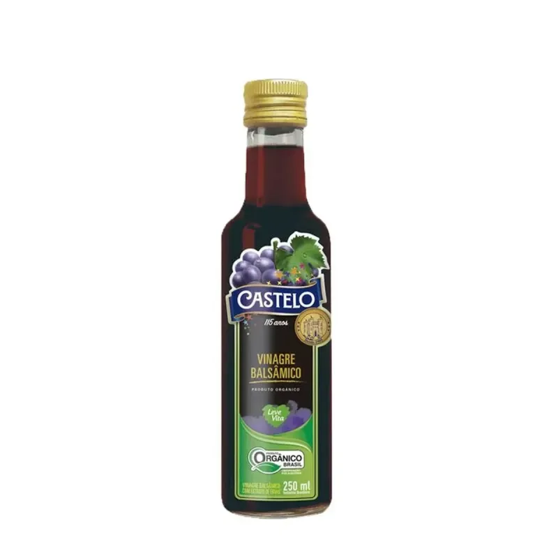 Vinagre Balsâmico Castelo Leve Vita Orgânico 250ml - Castelo - Mercearia