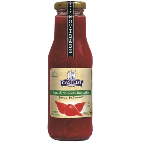 Pate Castelo Pimenta Biq Defumado 350g - CASTELO - Mercearia