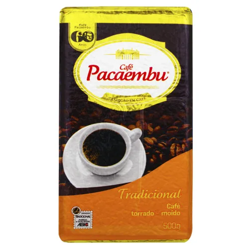 Café Torrado E Moído A Vácuo Tradicional Café Pacaembu Pacote 500g - CAFÉ PACAEMBU - Mercearia