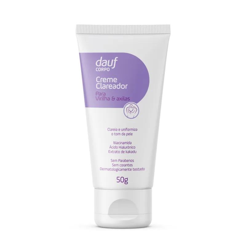 Creme Clareador Dauf para Virilha e Axilas 50g - Dauf - Dermo E Beleza